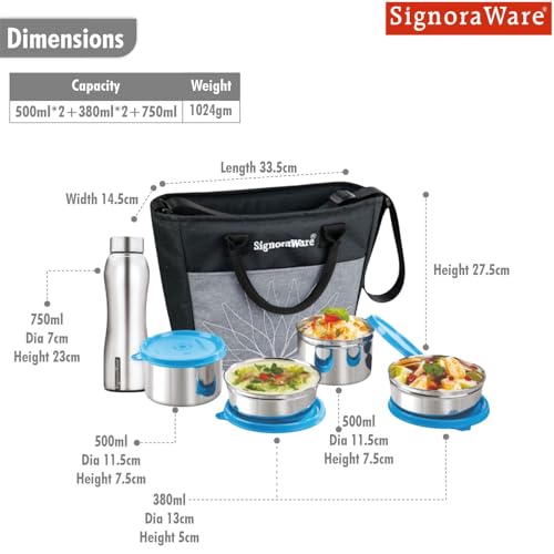 SignoraWare Office Stainless Steel Lunch