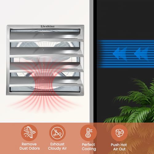 Livshine Aluminum Flap Exhaust Shutter