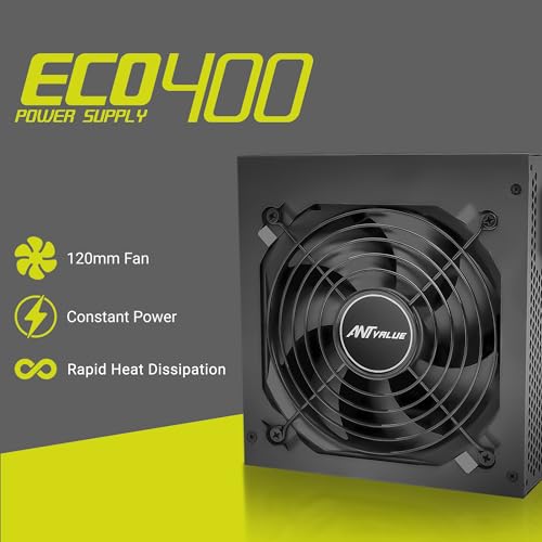 Ant Value ECO400 Non Modular Gaming Power Supply/PSU for PC - Image 5