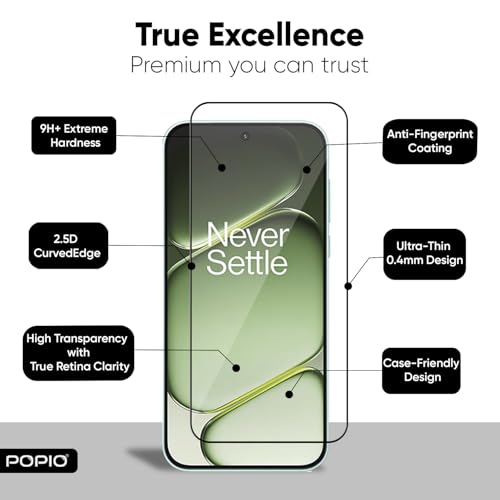 POPIO Military-Grade Gorilla Tempered Glass
