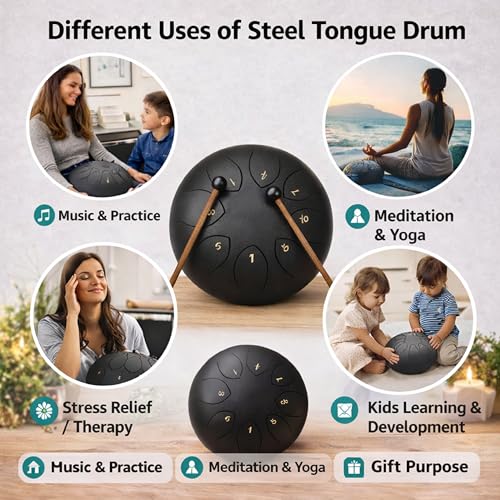 Truenix Steel Tongue Drum 8