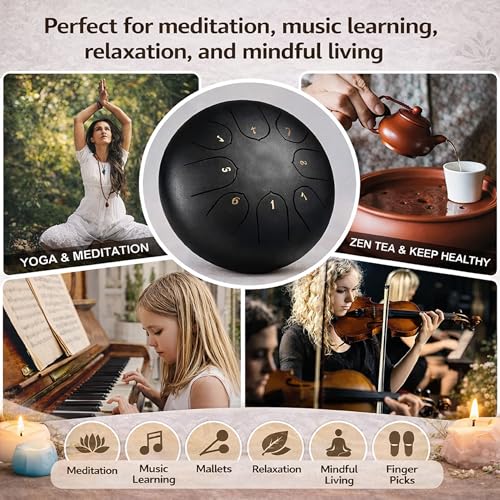 Truenix Steel Tongue Drum 8