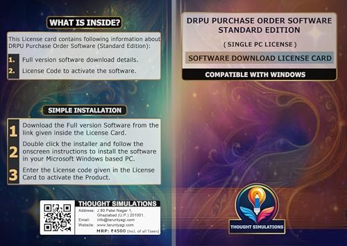 DRPU Purchase Order Software Standard
