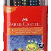 Faber-Castell Triangular 75mm Wax Crayons