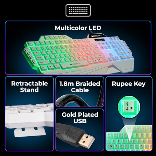 ZEBRONICS Optimus Gaming Keyboard &