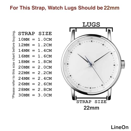 Lineon 22mm Half Padded Leather