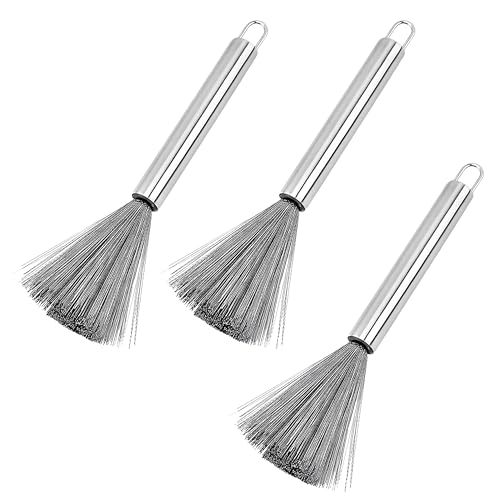 Steel Scrubber Brush with Handle