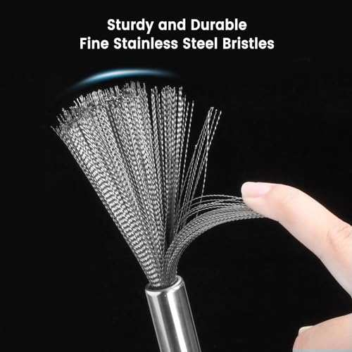 Steel Scrubber Brush with Handle