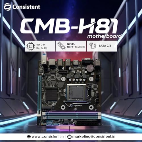 Consistent H-81 Motherboard 4th Gen