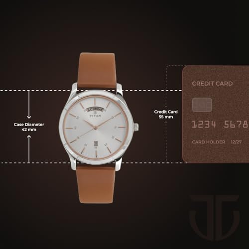 Titan Neo Analog Silver Dial