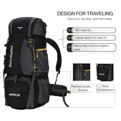 Impulse Rucksack bags 80 litres