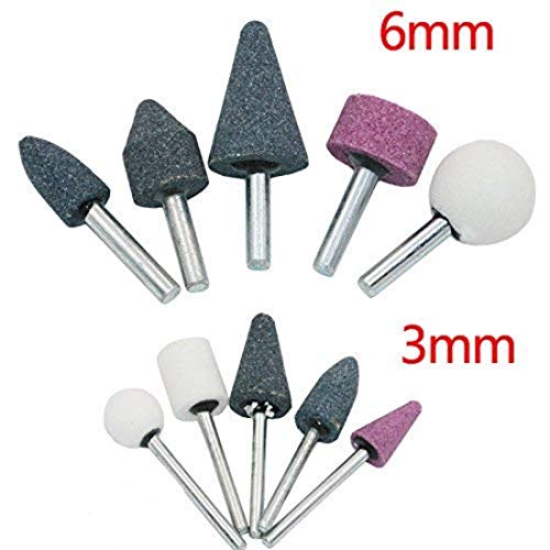 10 Pcs/Set Abrasive Polish Mounted