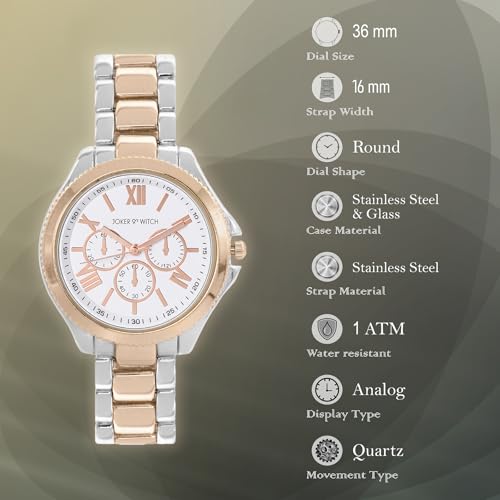Joker & Witch Metal Alloy Analogue Watch for Women - Image 5