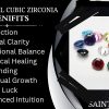 Cubic Zirconia 1PCS PER COLOR