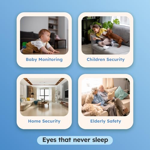 MANOMAY 3MP Wi-Fi Pan-Tilt Security