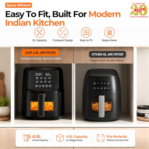 ITALIA 4.5L Digital Air Fryer