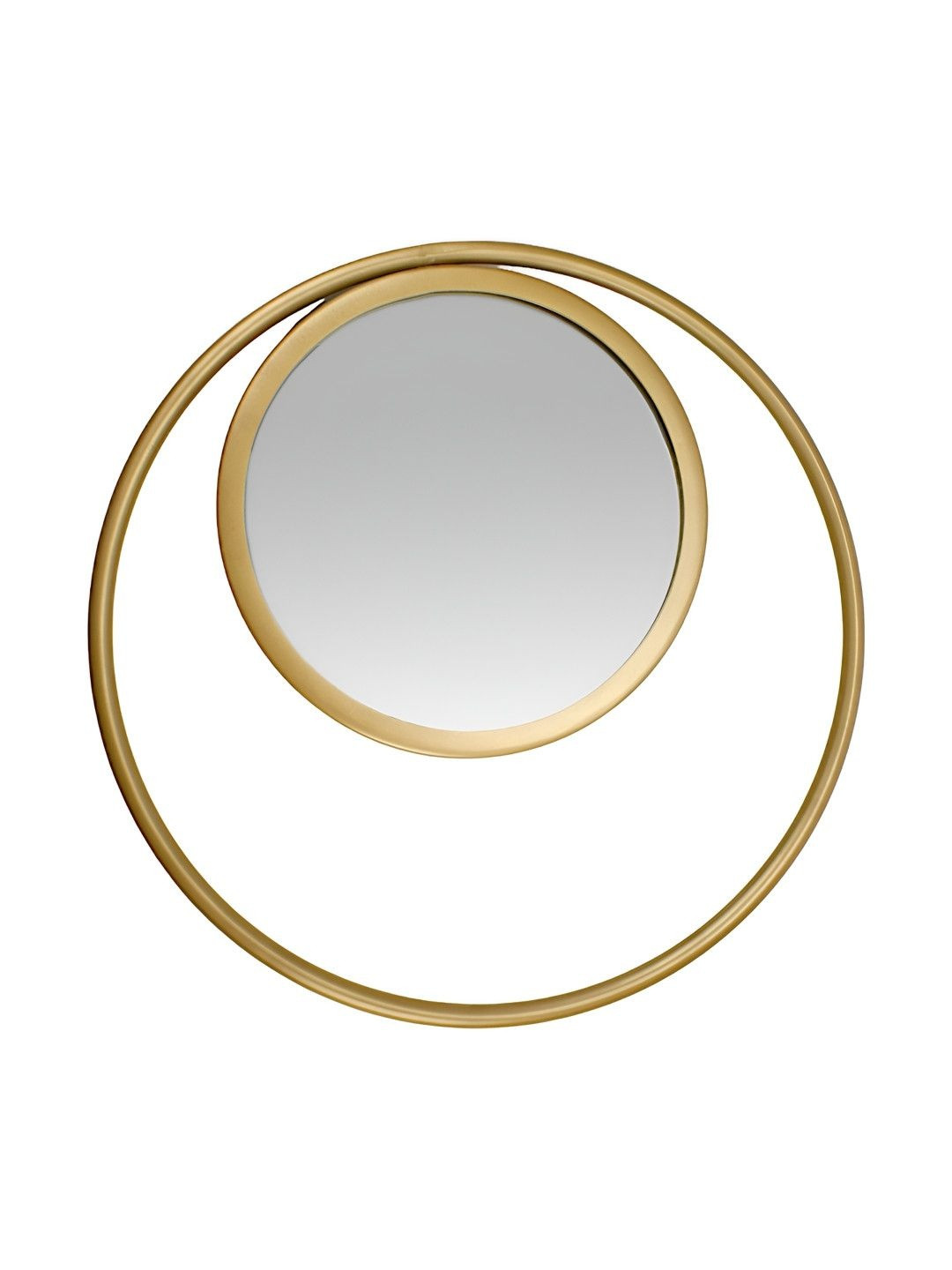 Hind Decor Round Metal Wall Mirror - Image 3