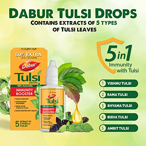 Dabur Tulsi Drops- 50% Extra: