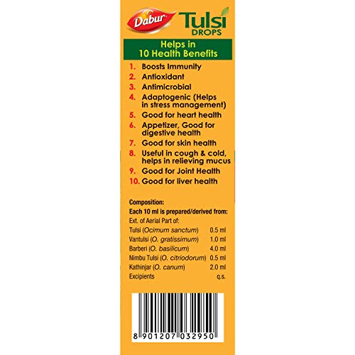 Dabur Tulsi Drops- 50% Extra: