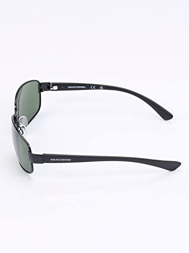 Skechers Men Rectangular Black Polarization Sunglasses, large - Image 5