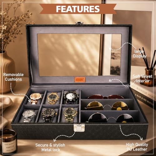 LEDO Watch Box and Sunglass
