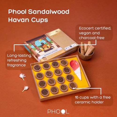 Phool Sandalwood Havan Cups I