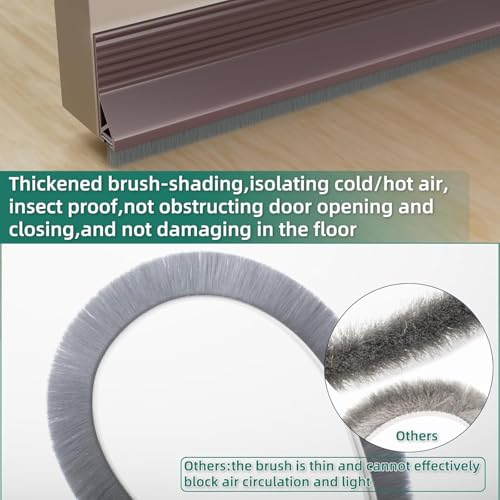 URBANMONK 2-Pack Door Bottom Sealing