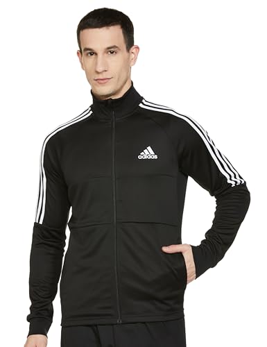 adidas Men's 100% Polyester Regular A-Line Coat