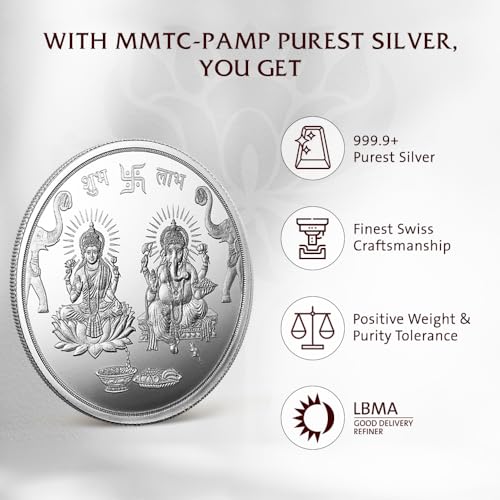MMTC-PAMP 999.9+ Purest Silver Coin