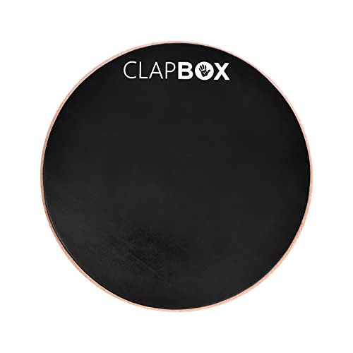 Clapbox Drum Practice Pad - 8 inches, Black, CB-PPD (Practice Pad only)