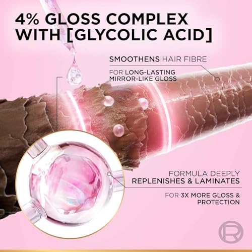L’Oreal Paris Glycolic Gloss Conditioner - 4% Glycolic Acid, 175ml - Image 5