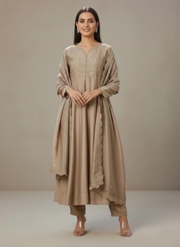 LookMark Women’s Silk Blend Embroidered