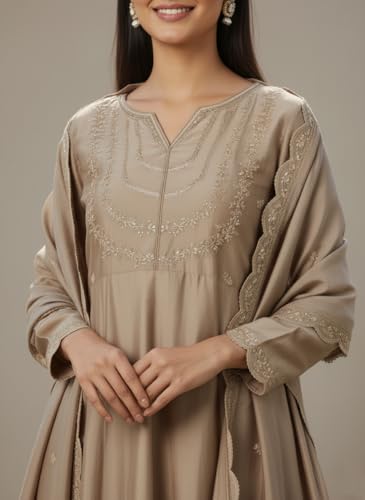 LookMark Women’s Silk Blend Embroidered