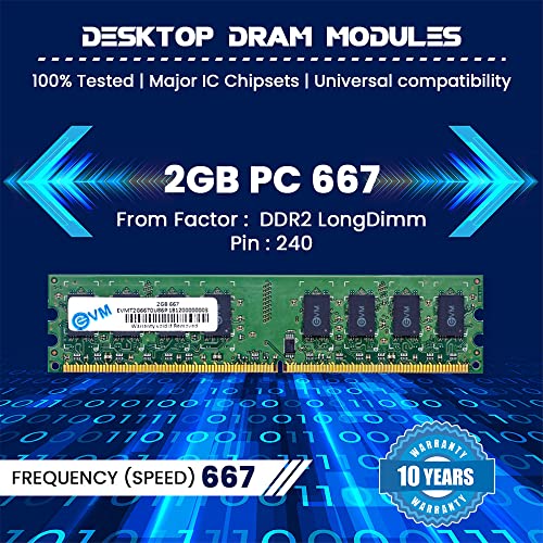 EVM 2GB DDR2 Desktop RAM