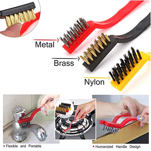 Wire Brush Set of 3 for Cleaning | Wire Brush Set of 3 for Cleaning - Image 3