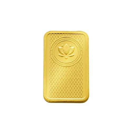 Kalyan Jewellers 24K (999) Lotus Gold Bars -100% Pure, 10 gms - Image 2