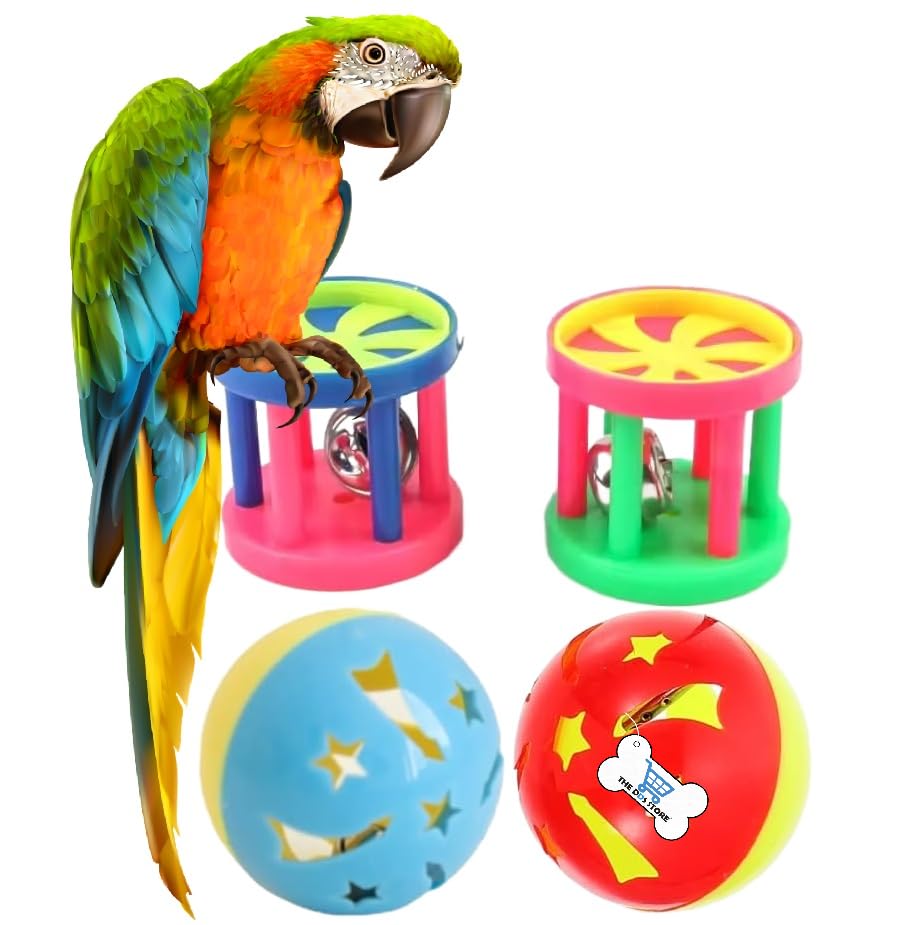 Pet Parrot Toy Plastic Colorful