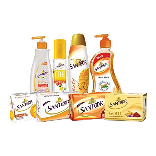 Santoor PureGlo Glycerine Bath Soap