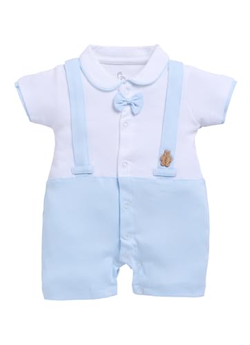 BABY GO 100% Cotton Full Sleeve Regular Fit Regular Romper For Baby Boys