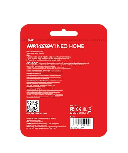 HIKVISION Extreme 8GB microSDXC Memory