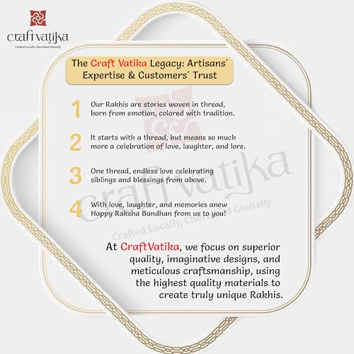CraftVatika Rakhi Gift Combo Set