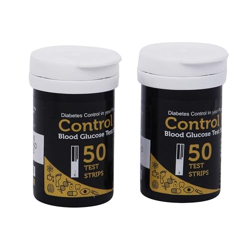 Control D Test Strips, 100 Count (Black) For control d Glucometer