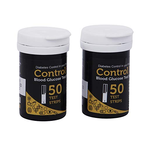 Control D Test Strips, 100 Count (Black) For control d Glucometer - Image 3