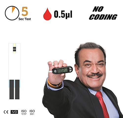 Control D Test Strips, 100 Count (Black) For control d Glucometer - Image 4
