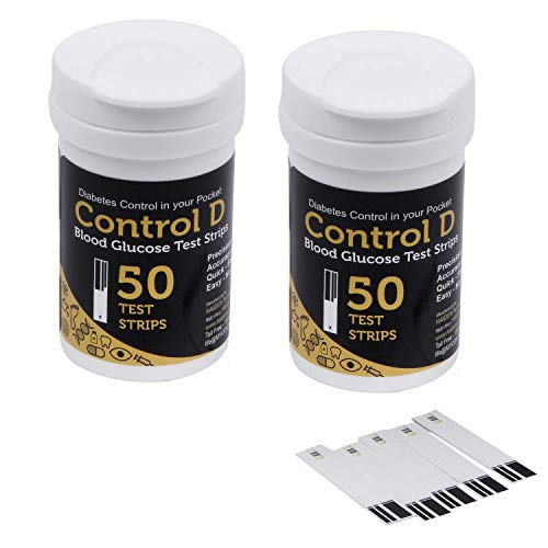 Control D Test Strips, 100 Count (Black) For control d Glucometer - Image 6