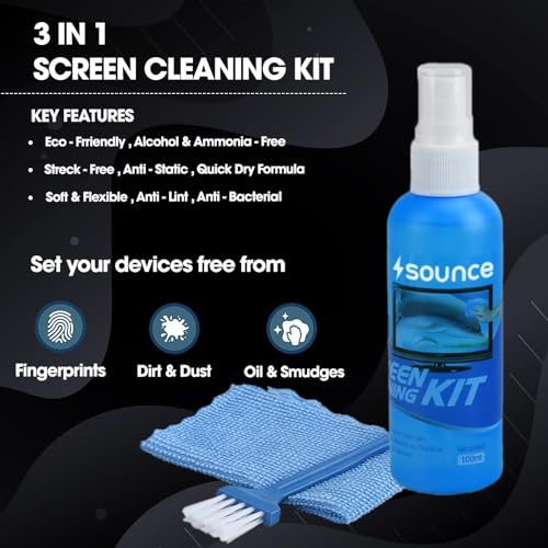 Sounce 3-in-1 Screen Cleaning Kit
