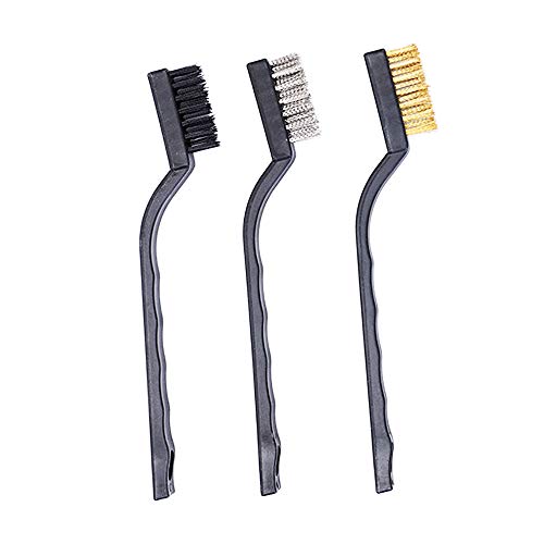 3Pcs Mini Wire Brush Set