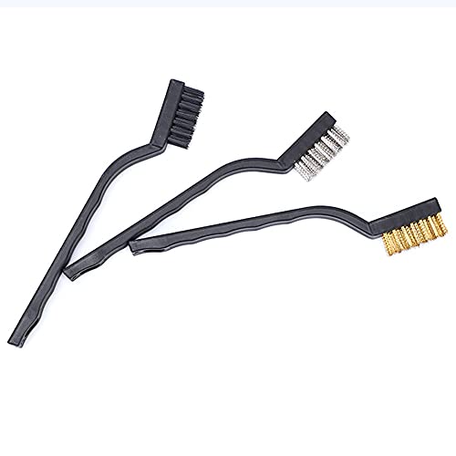 3Pcs Mini Wire Brush Set