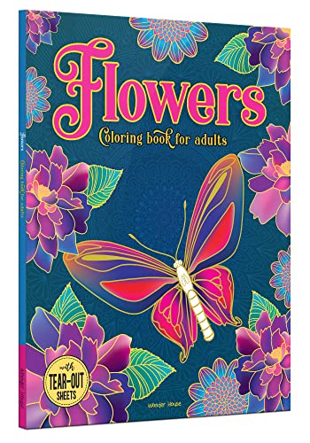Flowers Coloring Book For Adults