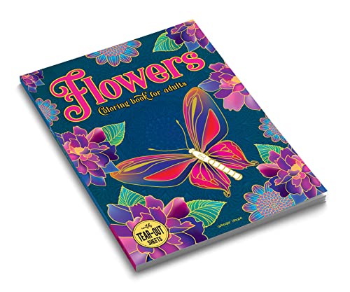 Flowers Coloring Book For Adults - Image 5